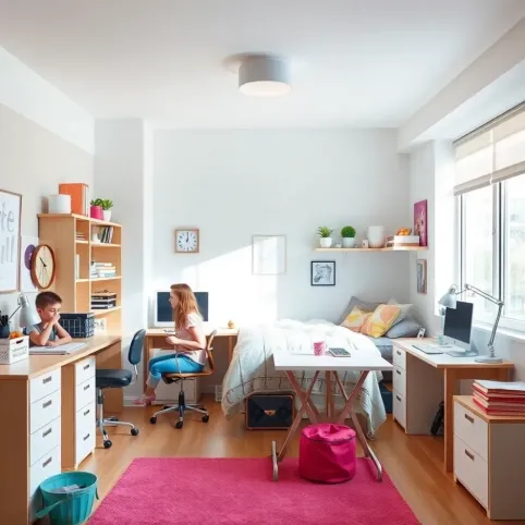 Nowoczesne pokoje młodzieżowe dla dziewczyn