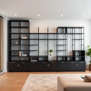 Nowoczesne regały do salonu