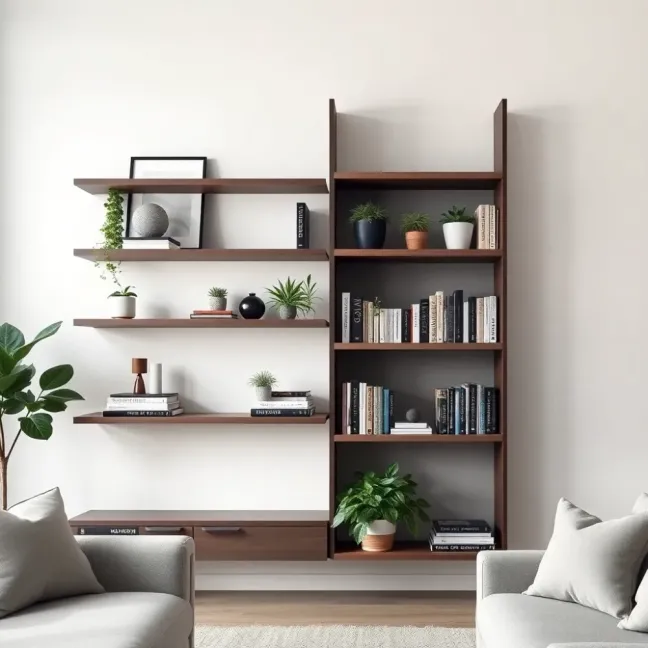 Nowoczesne regały pokojowe