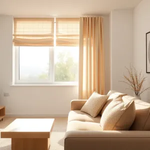 Nowoczesne rolety rzymskie do salonu