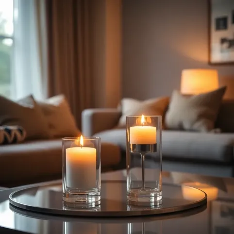 Nowoczesne świeczniki do salonu