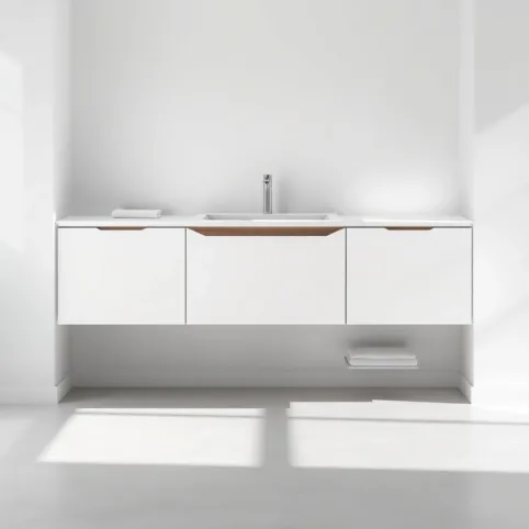 Nowoczesne szafki łazienkowe pod umywalkę