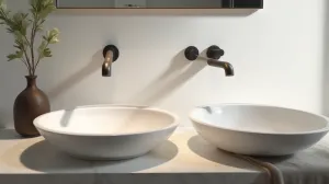 Nowoczesne umywalki nablatowe