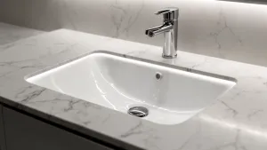 Nowoczesne umywalki wpuszczane w blat