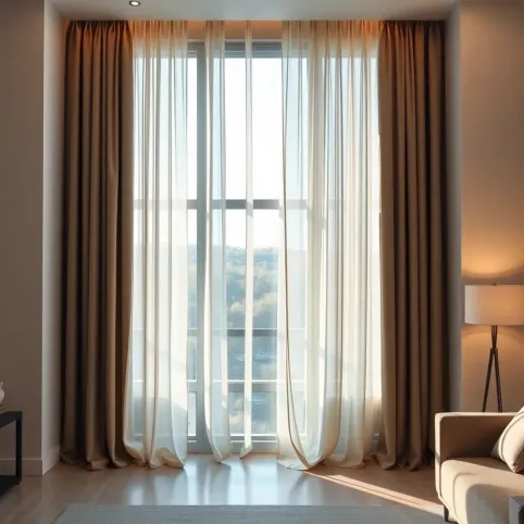 Nowoczesne zasłony do salonu