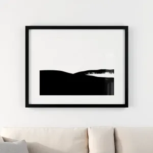 obrazy do salonu czarnobiałe w ramie