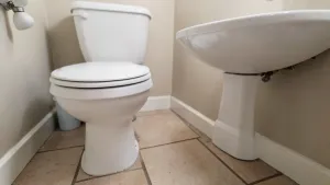 odległość wc od umywalki