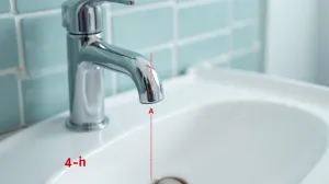 Odległość wylewki od umywalki