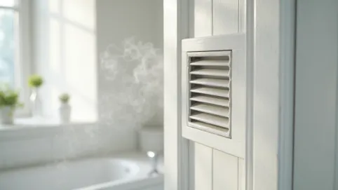 otwór wentylacyjny w drzwiach łazienkowych
