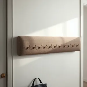 Panel tapicerowany z wieszakami do przedpokoju