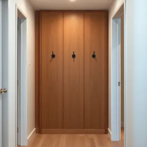 Panel z wieszakami do przedpokoju