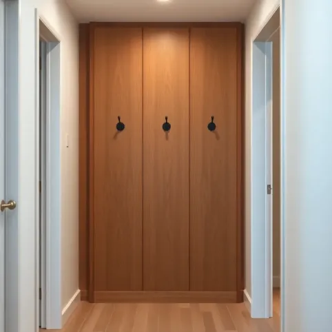 Panel z wieszakami do przedpokoju