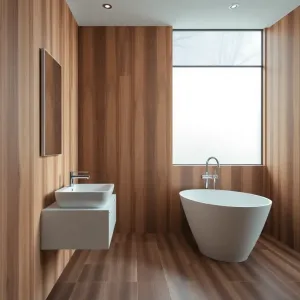 Panele drewniane na ścianę do Łazienki