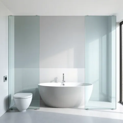 Panele szklane do łazienki na wymiar