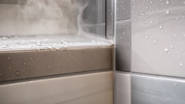 panele winylowe w kabinie prysznicowej