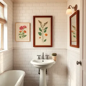 Plakaty do łazienki retro