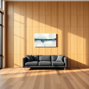 Płyta laminowana na ścianę w salonie