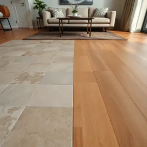 Płytki czy panele w salonie