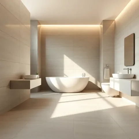 Płyty wielkoformatowe do łazienki