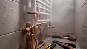 podejście pod grzejnik łazienkowy pex