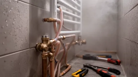 podejście pod grzejnik łazienkowy pex