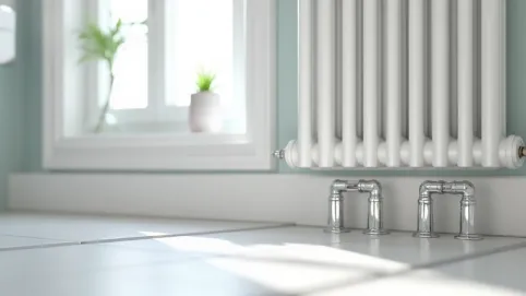 podłączenie grzejnika łazienkowego od dołu