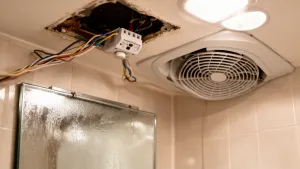 Podłączenie wentylatora łazienkowego z timerem