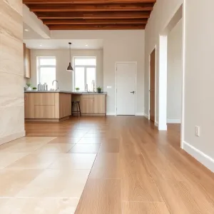 Podłoga w kuchni i przedpokoju