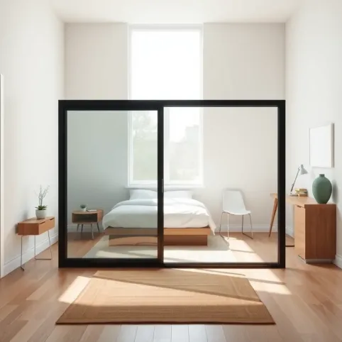 Podział kawalerki na 2 pokoje