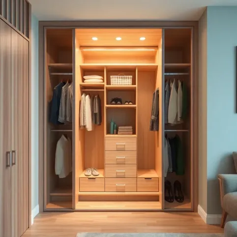 Pojemna szafa do małego pokoju