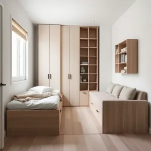 Pojemne meble do małego pokoju