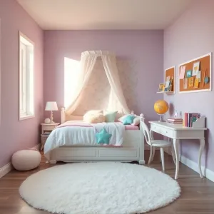 Pokoje dla dziewczynek 8 lat