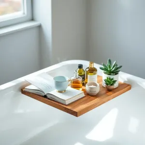 Półka nad wanną inspiracje