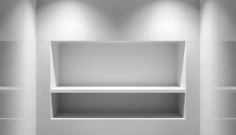 Półka w ścianie pod prysznicem jak zrobić