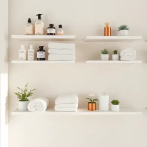 Półki do łazienki na ścianę