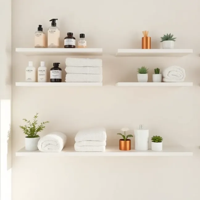 Półki do łazienki na ścianę