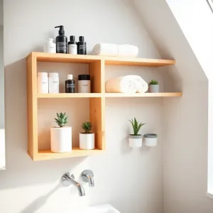 Półki do łazienki wiszące