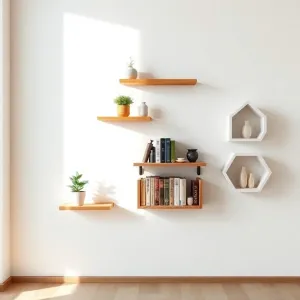 Półki na ścianę do pokoju