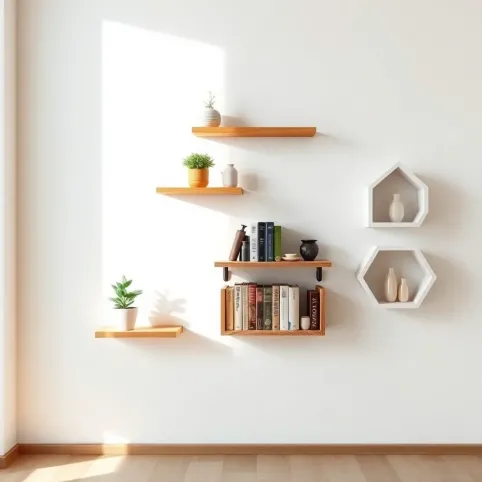 Półki na ścianę do pokoju