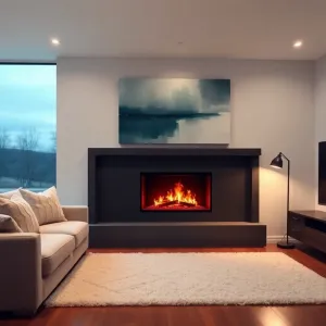 Pomysł na kominek w salonie