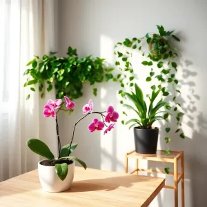 Pomysł na kwiaty w pokoju