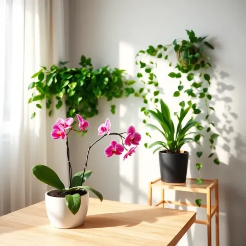 Pomysł na kwiaty w pokoju