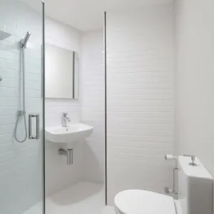 pomysł na małą łazienkę z prysznicem