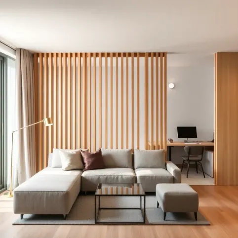 Pomysł na ściankę działową w pokoju