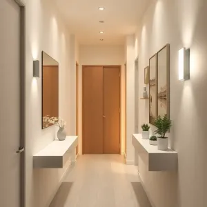 pomysł na wąski przedpokój