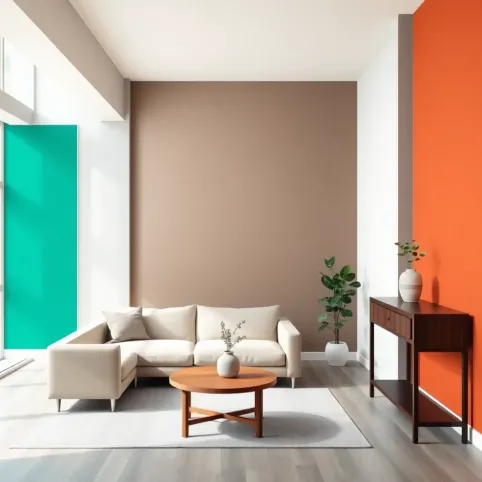 pomysły na kolor ścian w salonie