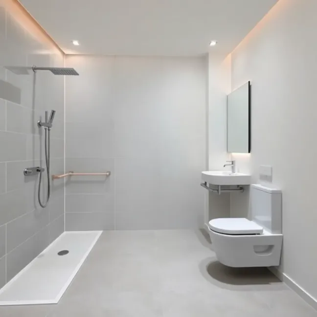 Projekt łazienki dla niepełnosprawnych