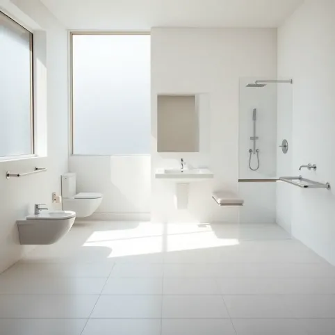 Projekt łazienki dla osoby niepełnosprawnej