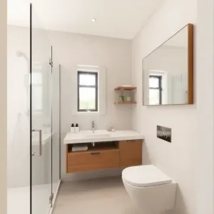 projekt małej łazienki