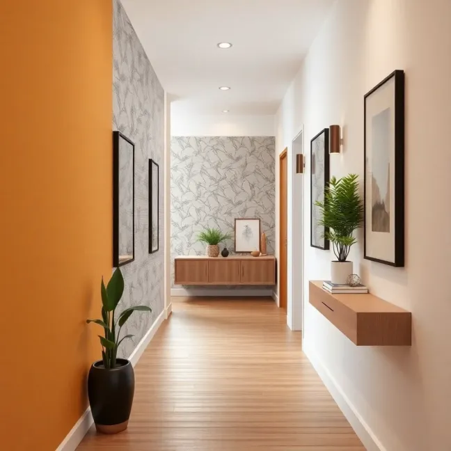 przedpokój inspiracje ściany